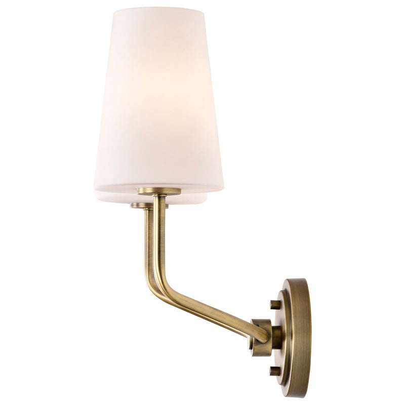 Nuvo Lighting 60-7882 Two Light Wall Sconce, Vintage Brass