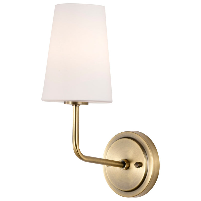 Nuvo Lighting 60-7883 One Light Wall Sconce, Vintage Brass