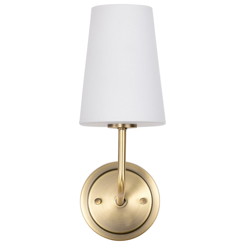 Nuvo Lighting 60-7883 One Light Wall Sconce, Vintage Brass