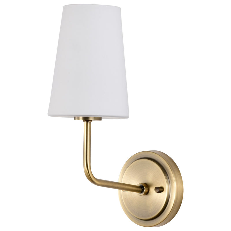 Nuvo Lighting 60-7883 One Light Wall Sconce, Vintage Brass