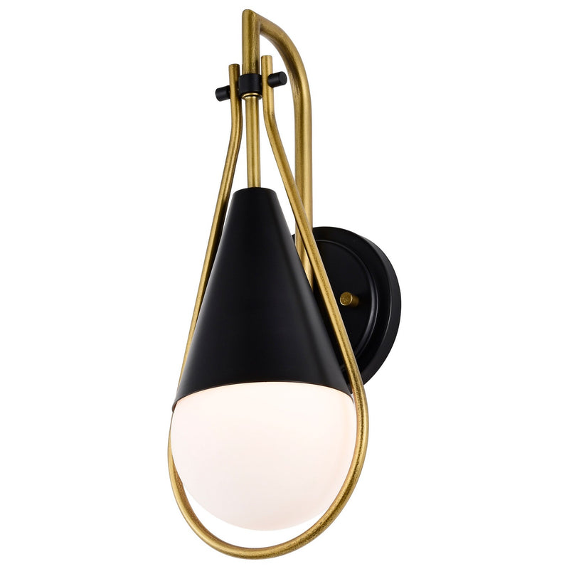 Nuvo Lighting 60-7901 One Light Wall Sconce, Matte Black