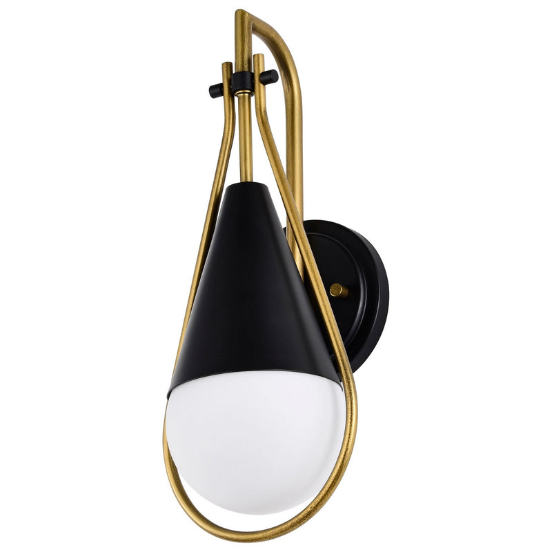 Nuvo Lighting 60-7901 One Light Wall Sconce, Matte Black