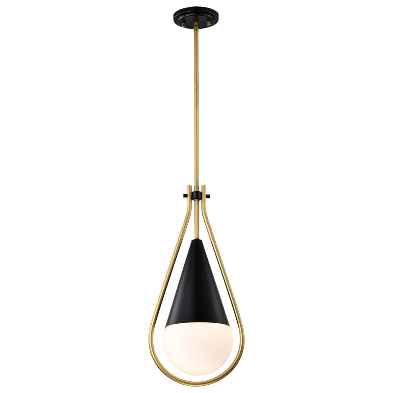 Nuvo Lighting 60-7902 One Light Pendant, Matte Black