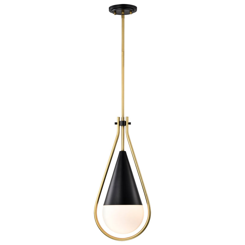 Nuvo Lighting 60-7902 One Light Pendant, Matte Black