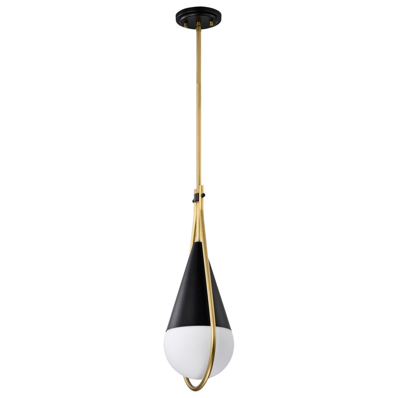 Nuvo Lighting 60-7902 One Light Pendant, Matte Black