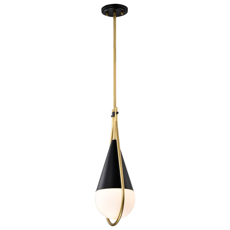 Nuvo Lighting 60-7902 One Light Pendant, Matte Black