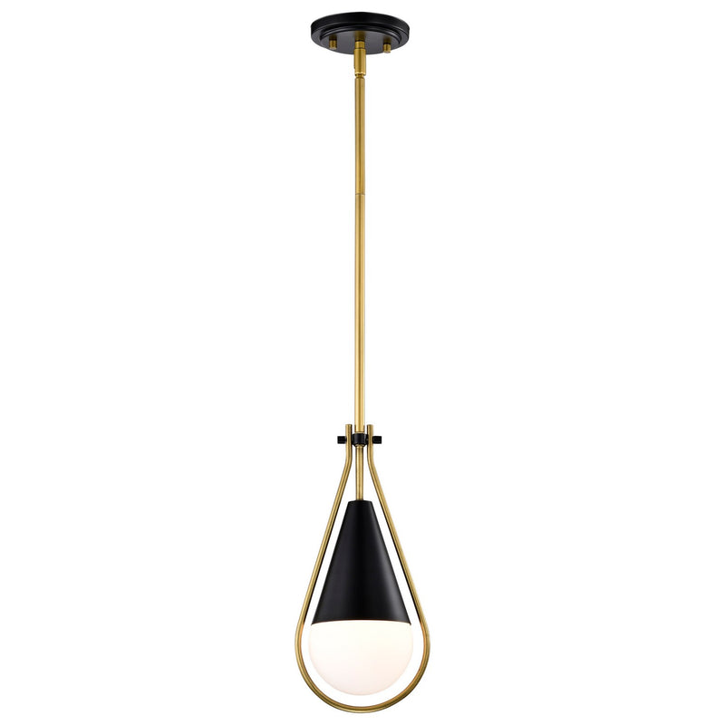 Nuvo Lighting 60-7903 One Light Pendant, Matte Black