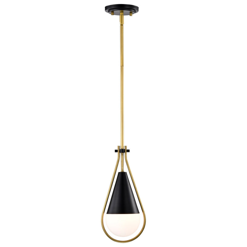 Nuvo Lighting 60-7903 One Light Pendant, Matte Black