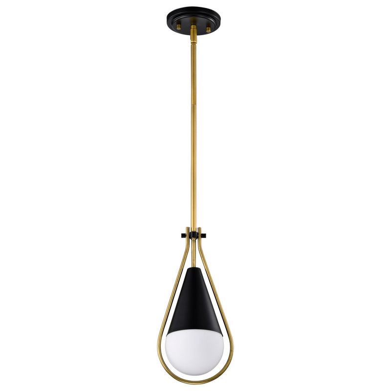 Nuvo Lighting 60-7903 One Light Pendant, Matte Black