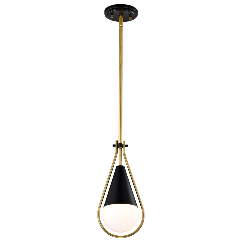 Nuvo Lighting 60-7903 One Light Pendant, Matte Black