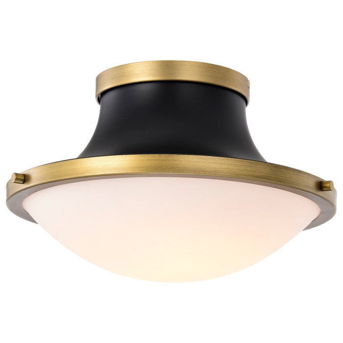Nuvo Lighting 60-7905 One Light Flush Mount, Matte Black