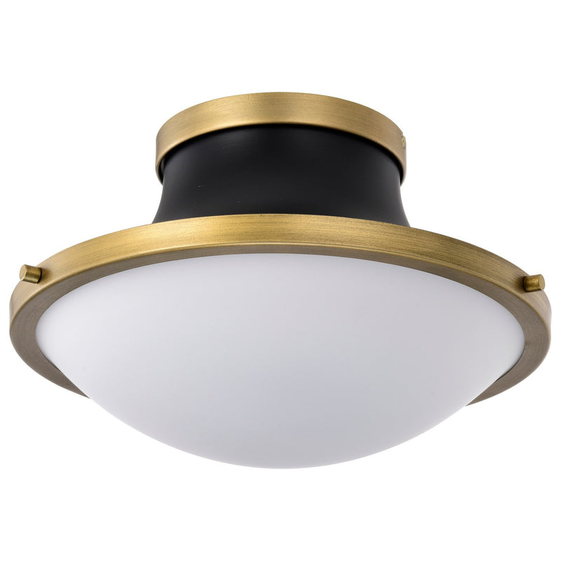 Nuvo Lighting 60-7905 One Light Flush Mount, Matte Black