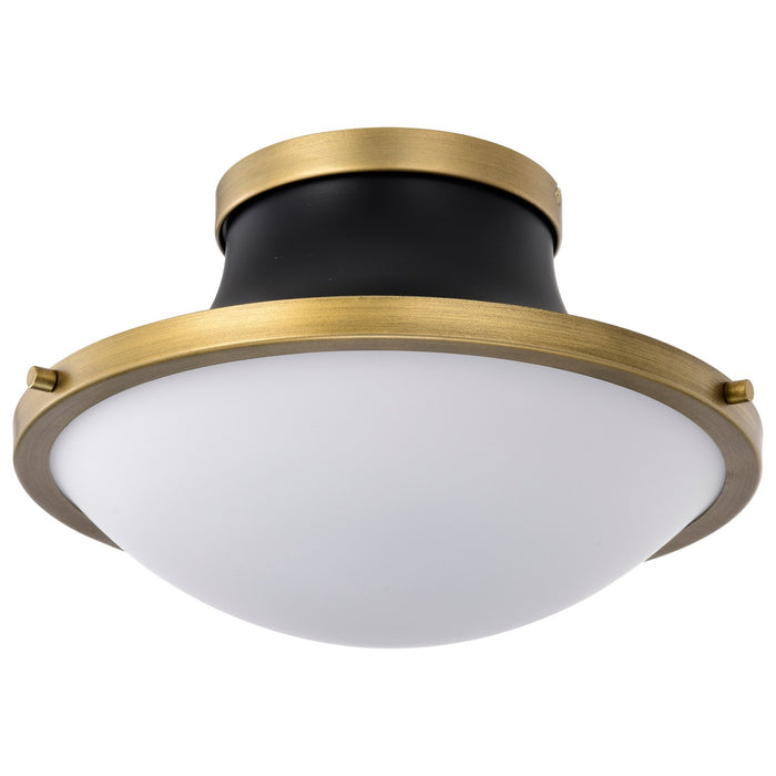 Nuvo Lighting 60-7905 One Light Flush Mount, Matte Black