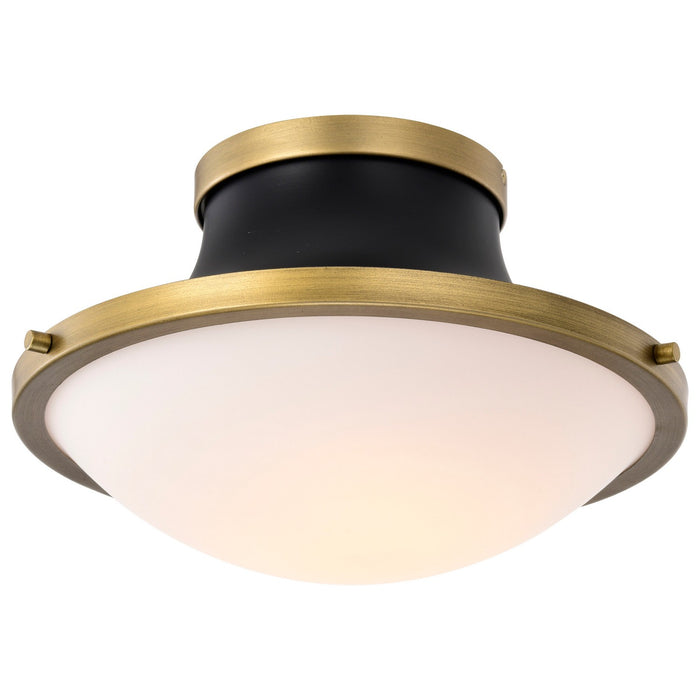 Nuvo Lighting 60-7905 One Light Flush Mount, Matte Black
