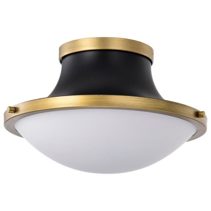 Nuvo Lighting 60-7905 One Light Flush Mount, Matte Black