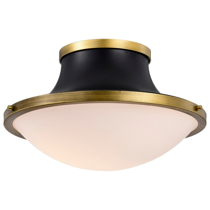 Nuvo Lighting 60-7906 Three Light Flush Mount, Matte Black