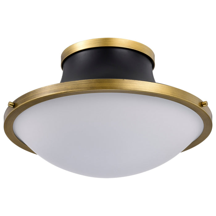Nuvo Lighting 60-7906 Three Light Flush Mount, Matte Black