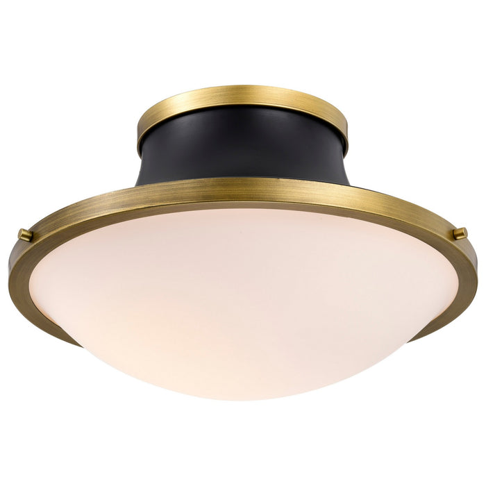 Nuvo Lighting 60-7906 Three Light Flush Mount, Matte Black