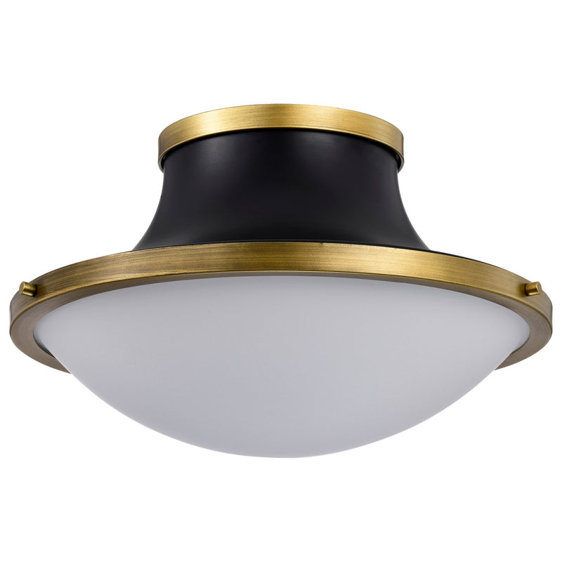 Nuvo Lighting 60-7906 Three Light Flush Mount, Matte Black