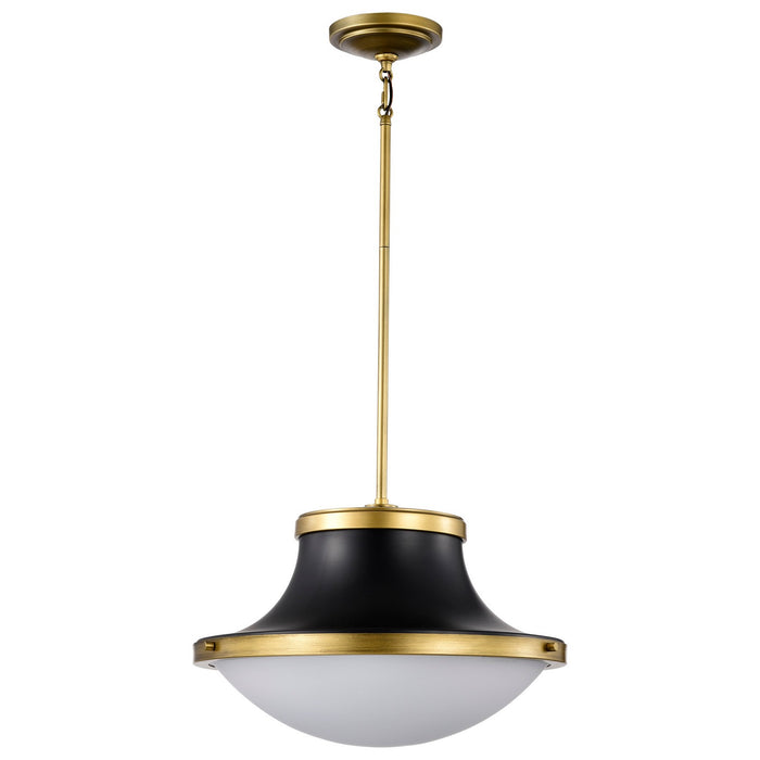 Nuvo Lighting 60-7908 Three Light Pendant, Matte Black