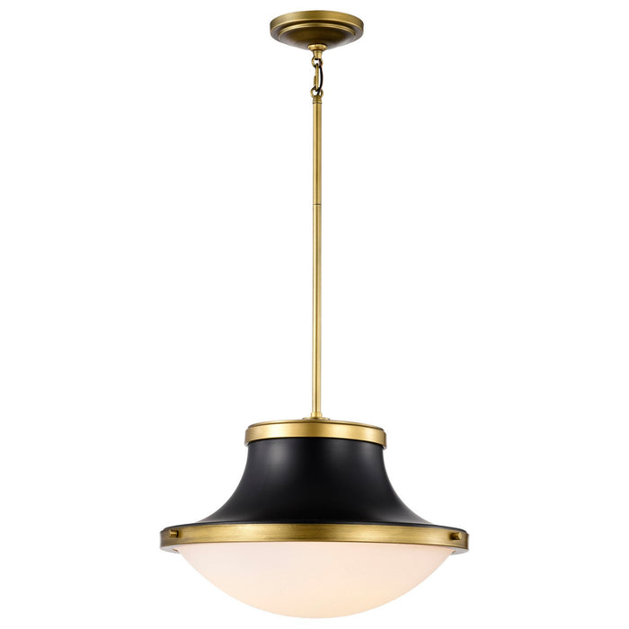 Nuvo Lighting 60-7908 Three Light Pendant, Matte Black