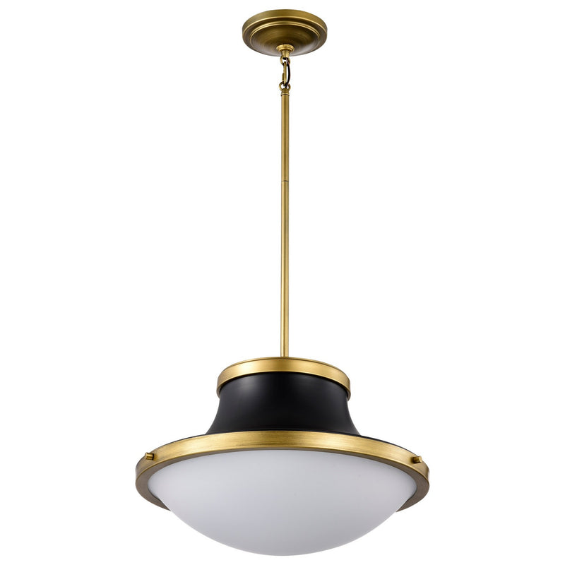 Nuvo Lighting 60-7908 Three Light Pendant, Matte Black