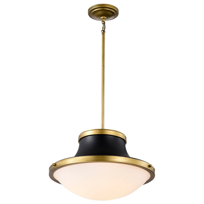 Nuvo Lighting 60-7908 Three Light Pendant, Matte Black