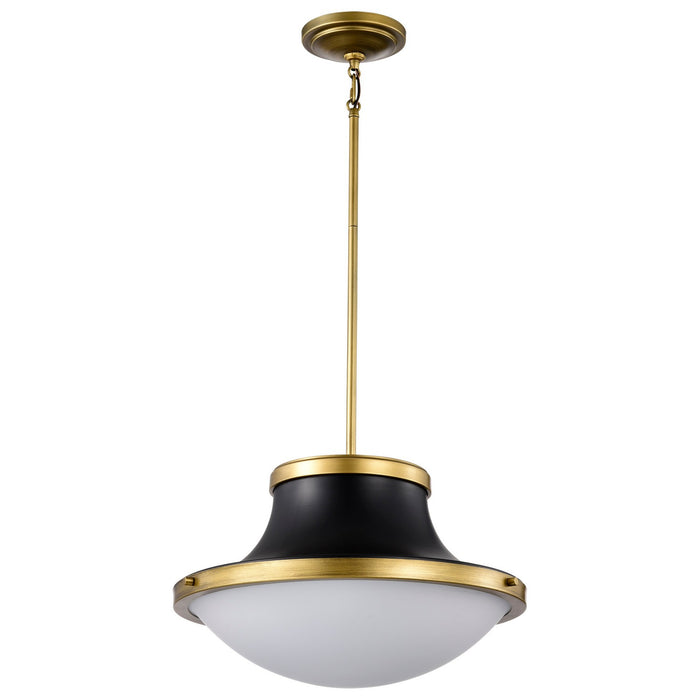 Nuvo Lighting 60-7908 Three Light Pendant, Matte Black