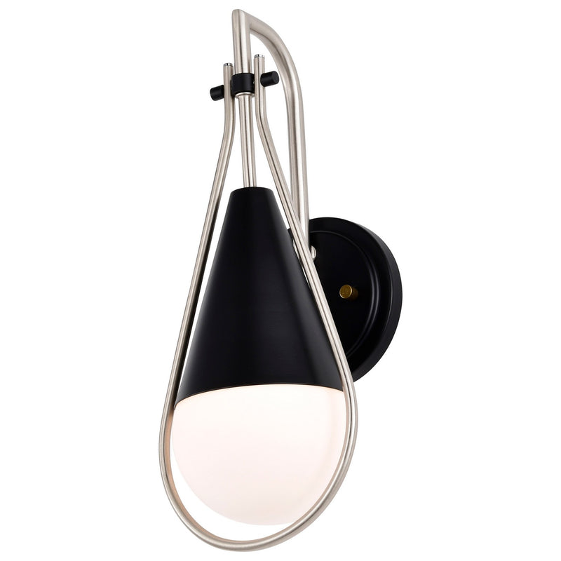 Nuvo Lighting 60-7911 One Light Wall Sconce, Matte Black