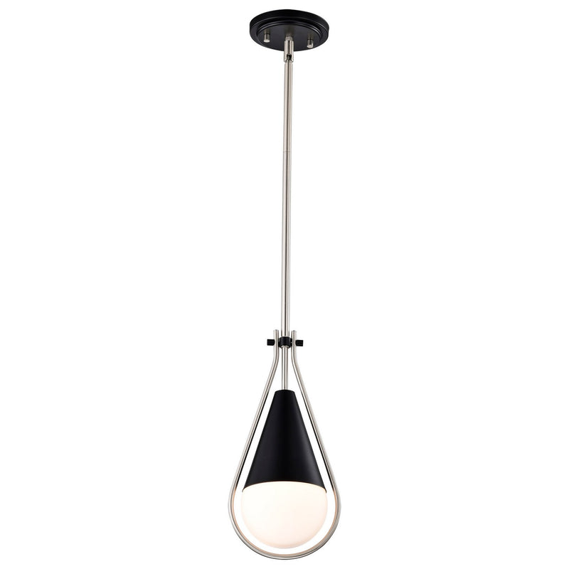 Nuvo Lighting 60-7912 One Light Pendant, Matte Black