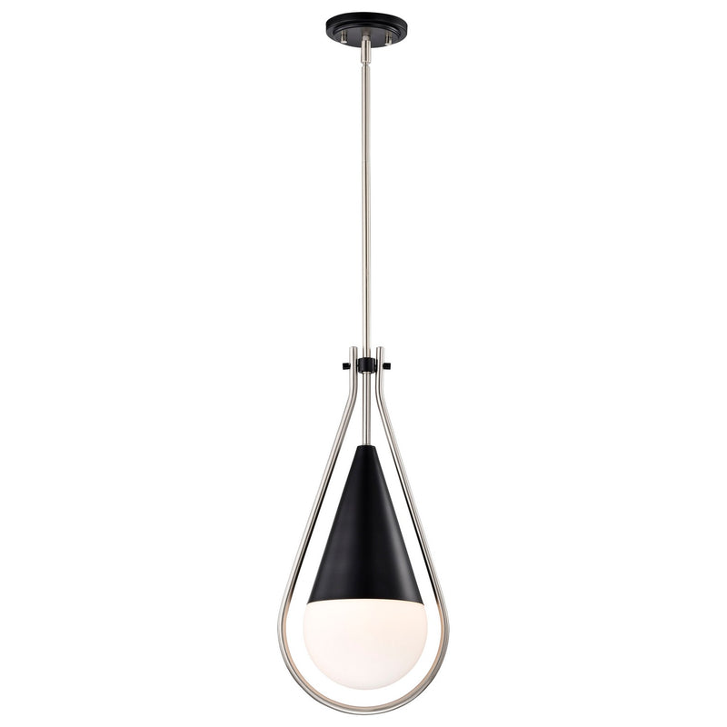 Nuvo Lighting 60-7913 One Light Pendant, Matte Black