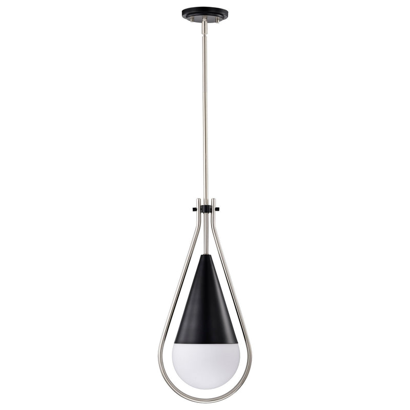 Nuvo Lighting 60-7913 One Light Pendant, Matte Black