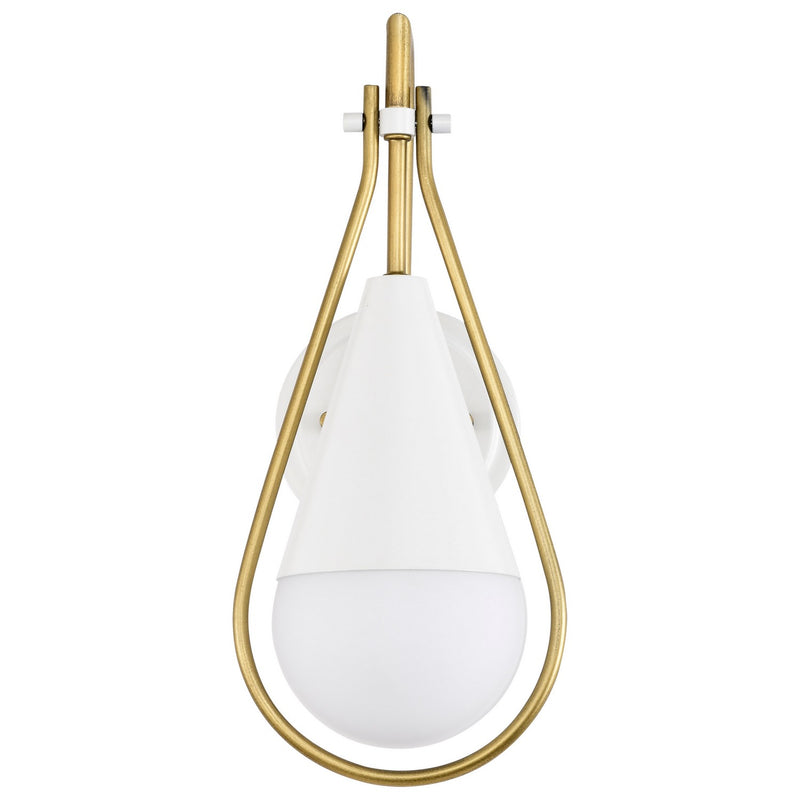 Nuvo Lighting 60-7921 One Light Wall Sconce, Matte White