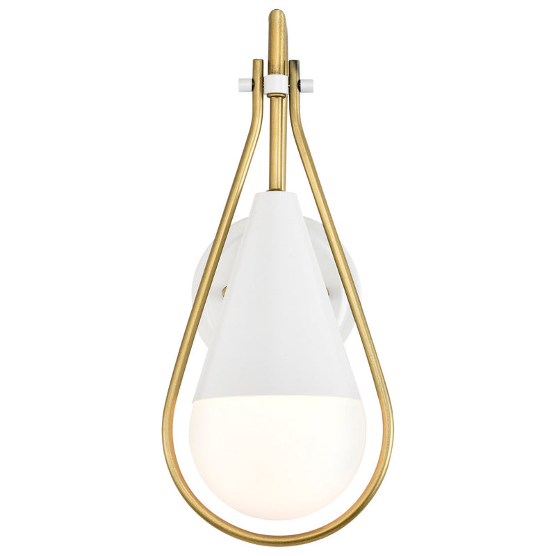 Nuvo Lighting 60-7921 One Light Wall Sconce, Matte White