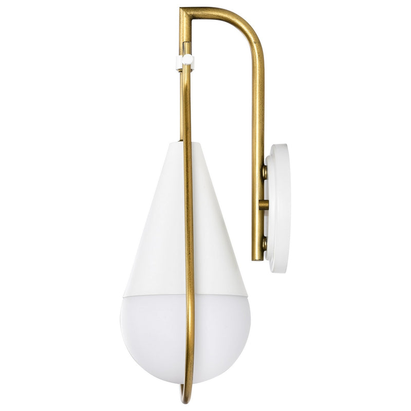 Nuvo Lighting 60-7921 One Light Wall Sconce, Matte White