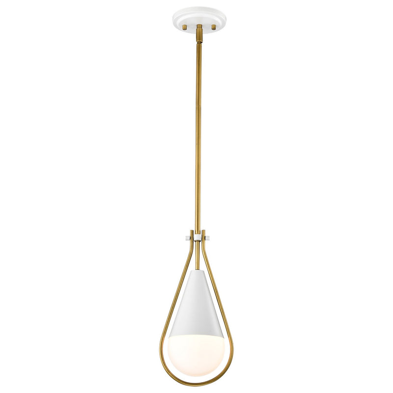 Nuvo Lighting 60-7922 One Light Pendant, Matte White