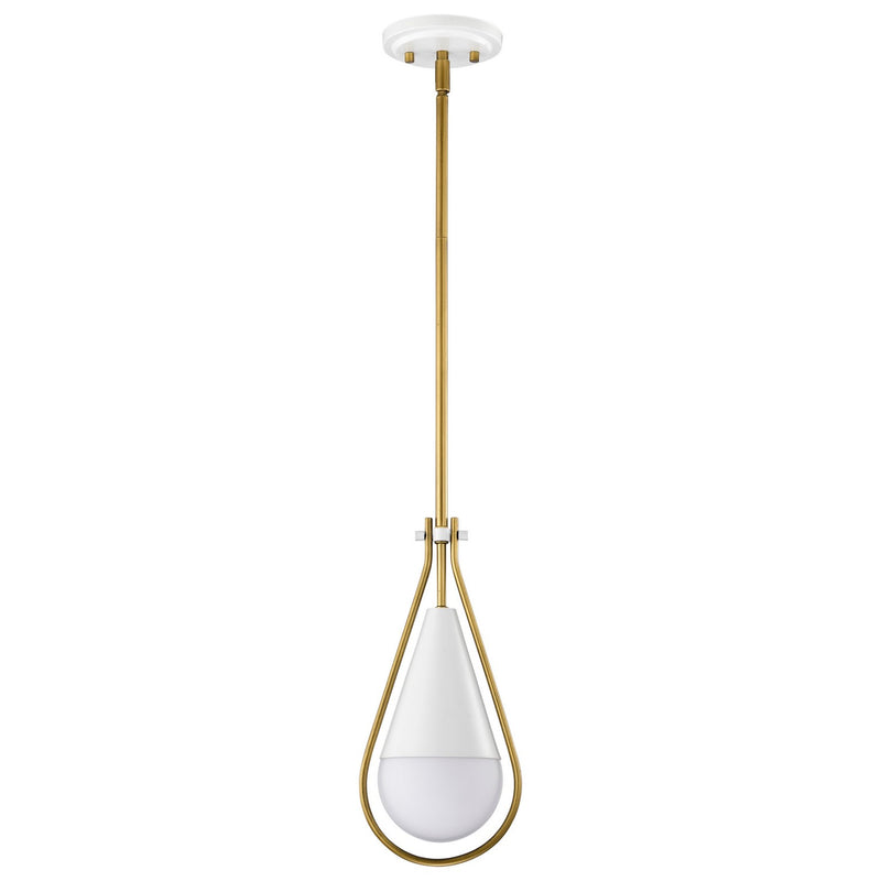 Nuvo Lighting 60-7922 One Light Pendant, Matte White