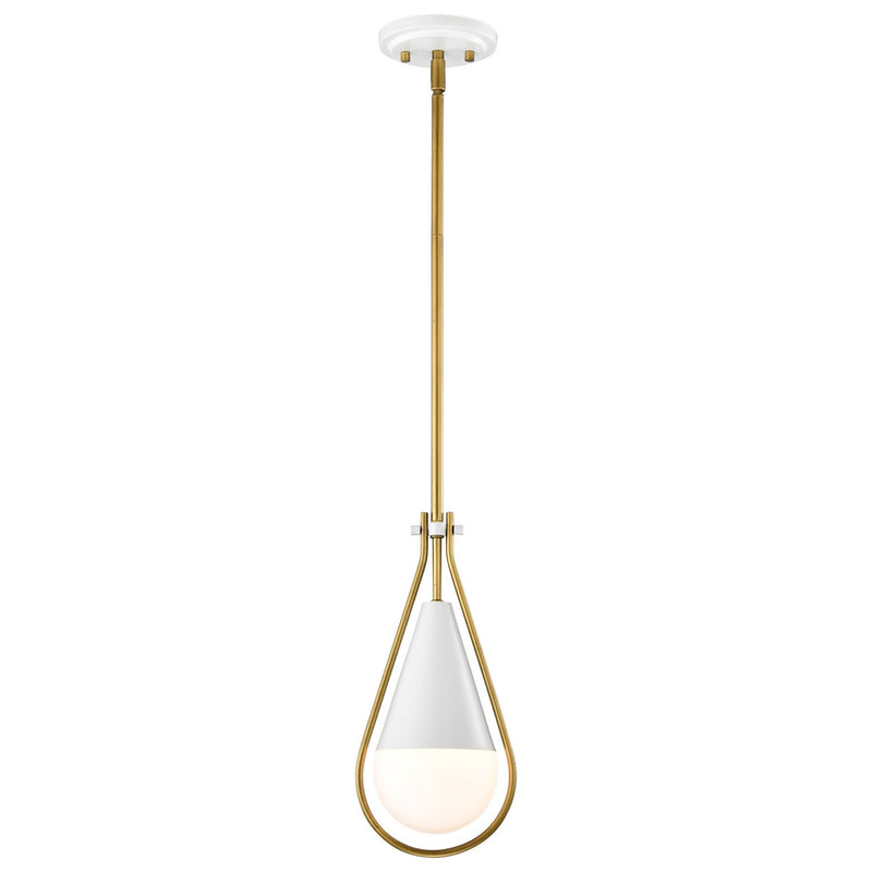 Nuvo Lighting 60-7922 One Light Pendant, Matte White