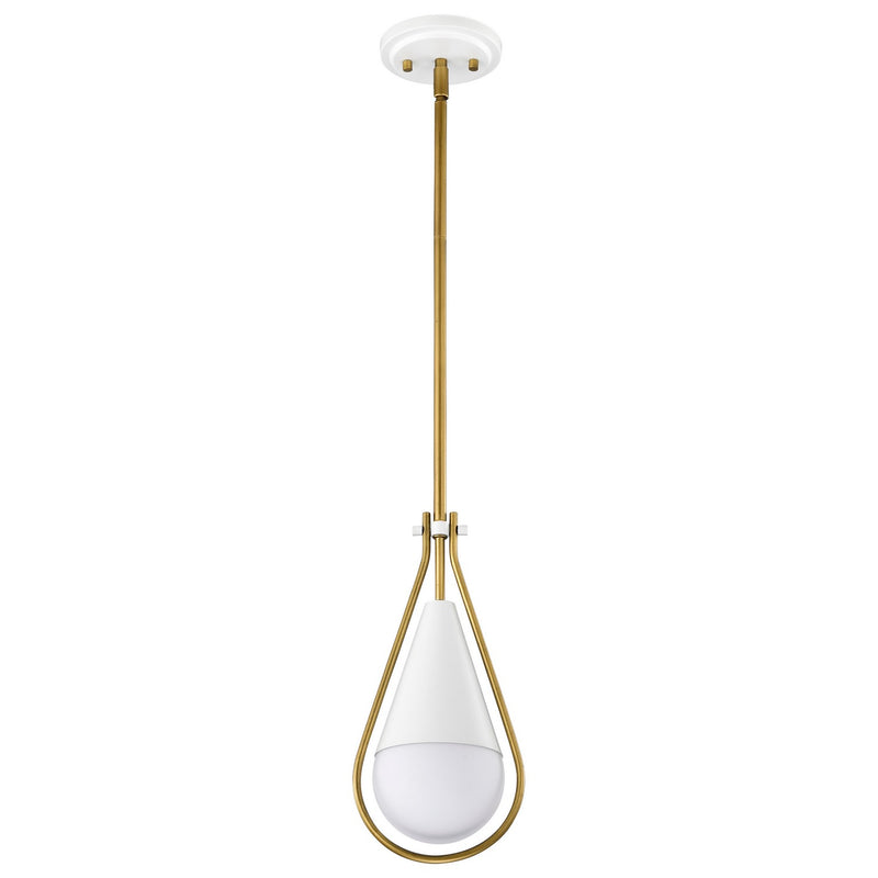 Nuvo Lighting 60-7922 One Light Pendant, Matte White