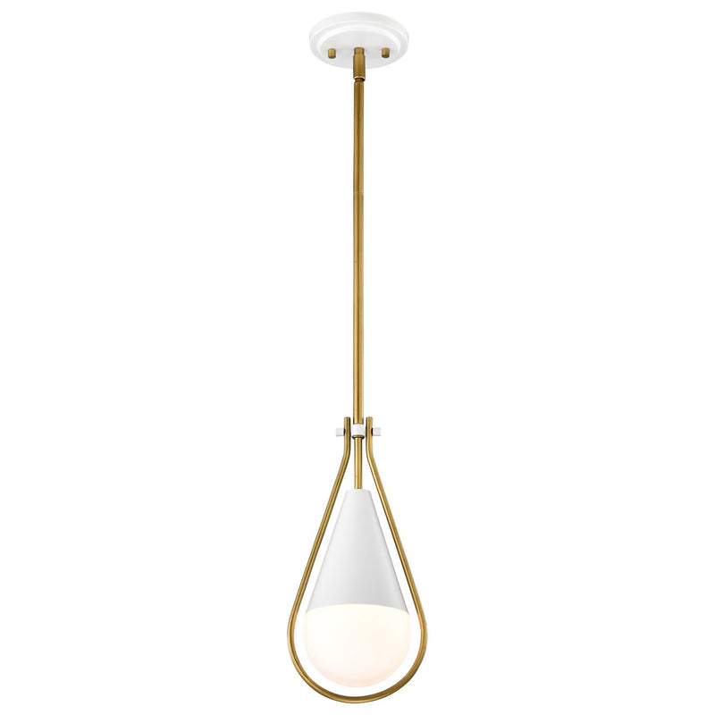 Nuvo Lighting 60-7922 One Light Pendant, Matte White