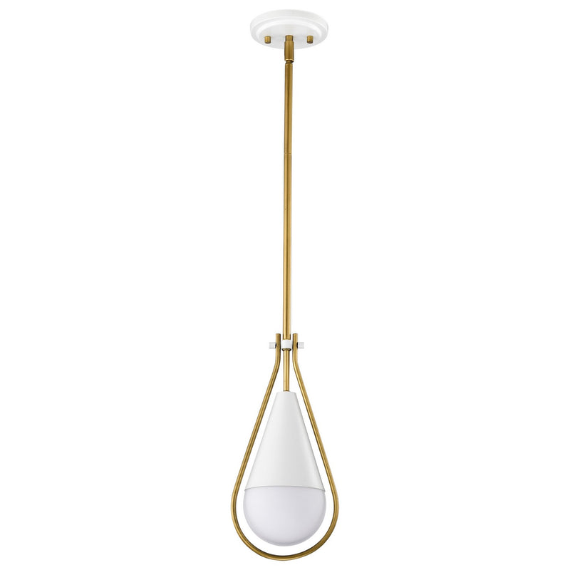 Nuvo Lighting 60-7922 One Light Pendant, Matte White