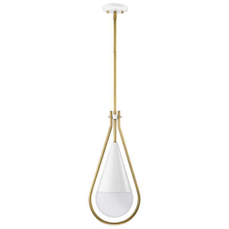 Nuvo Lighting 60-7923 One Light Pendant, Matte White