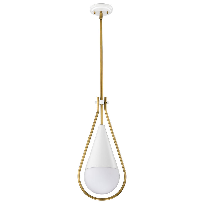 Nuvo Lighting 60-7923 One Light Pendant, Matte White