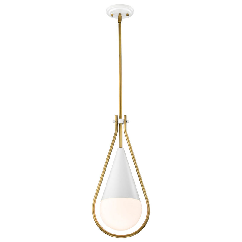 Nuvo Lighting 60-7923 One Light Pendant, Matte White