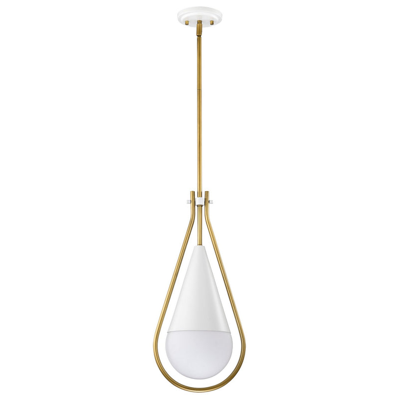 Nuvo Lighting 60-7923 One Light Pendant, Matte White