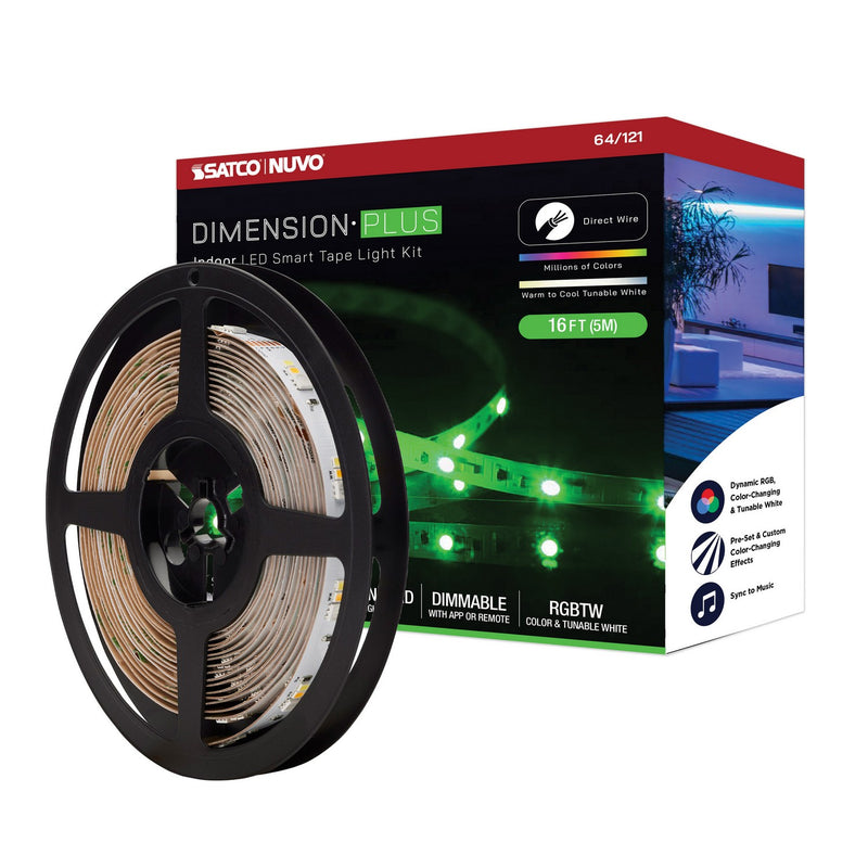 Nuvo Lighting 64-121 LED Tape Light Strip, White