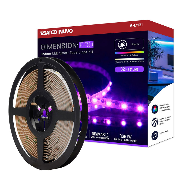 Nuvo Lighting 64-131 LED Tape Light Strip, White