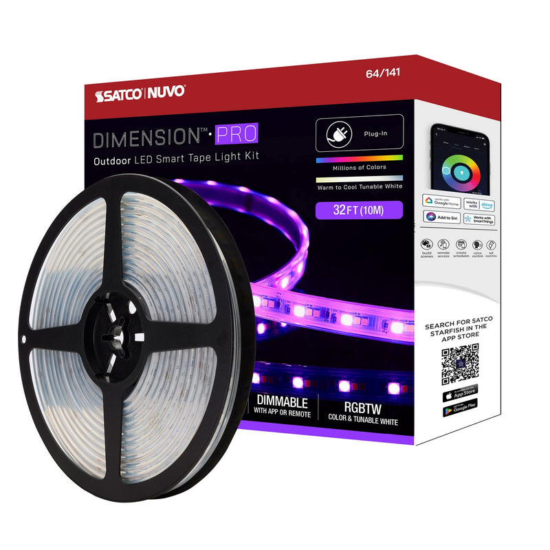 Nuvo Lighting 64-141 LED Tape Light Strip, White