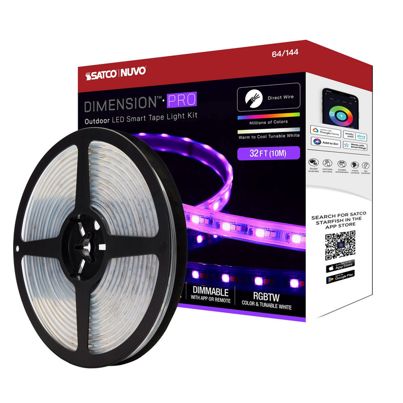 Nuvo Lighting 64-144 LED Tape Light Strip, White