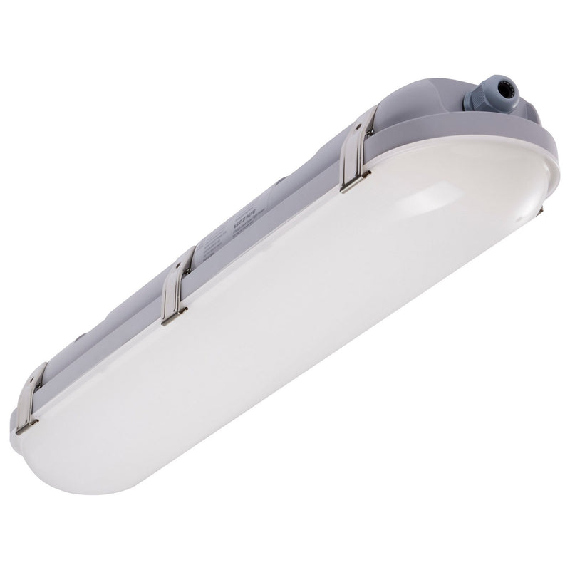 Nuvo Lighting 65-823R1 LED Vapor Proof Linear Fixture, Gray